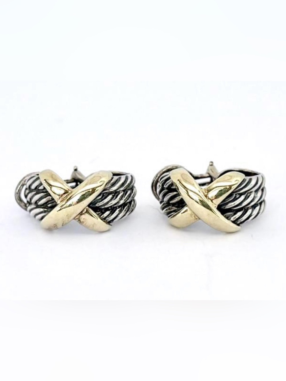David Yurman Cable X Earrings